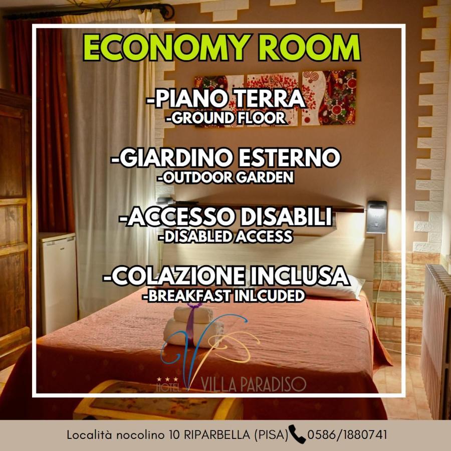 Hotel Villa Paradiso Riparbella Dış mekan fotoğraf